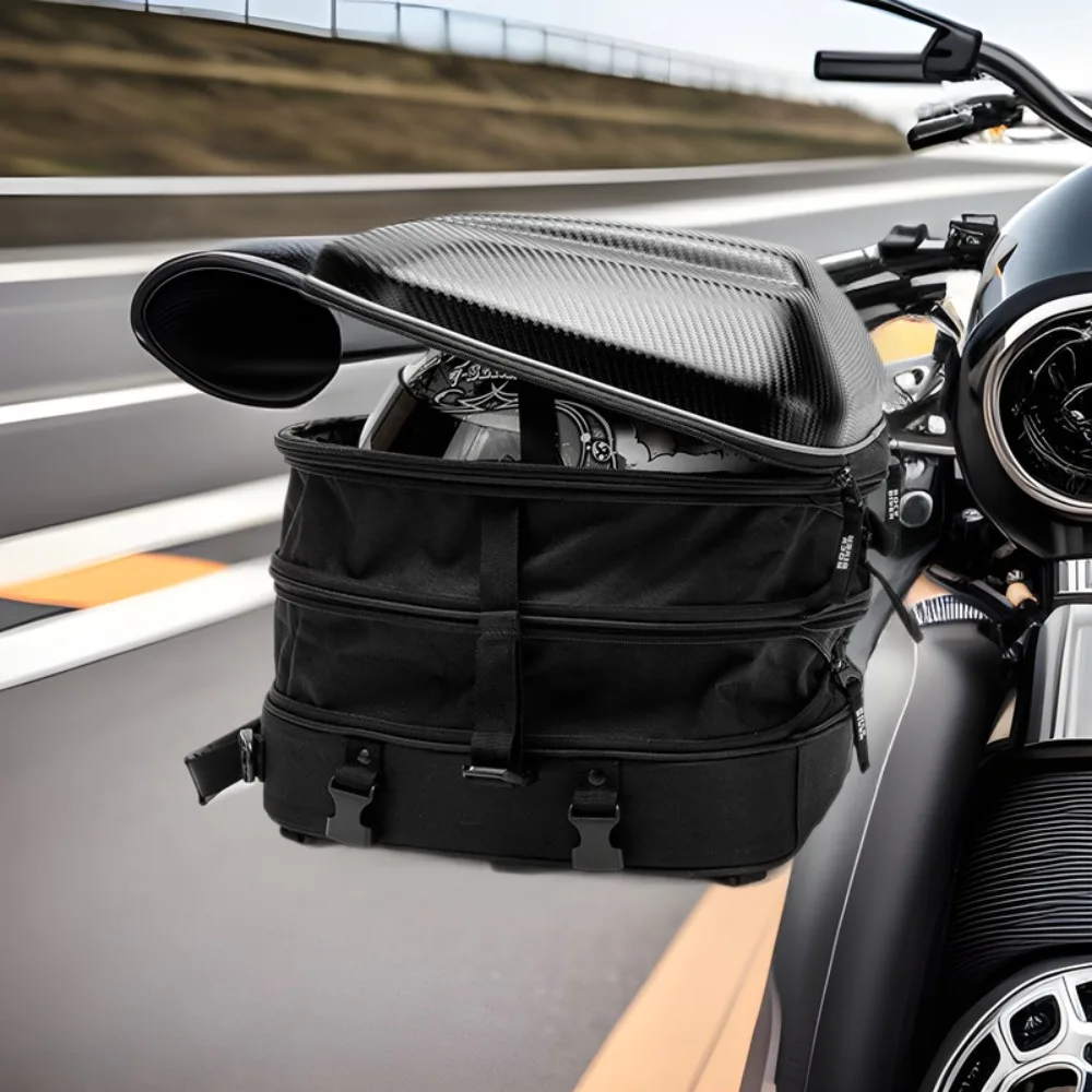 Motorcycle Gear Warehouse - Nova Bolsa Traseira Impermeável para Motocicleta,