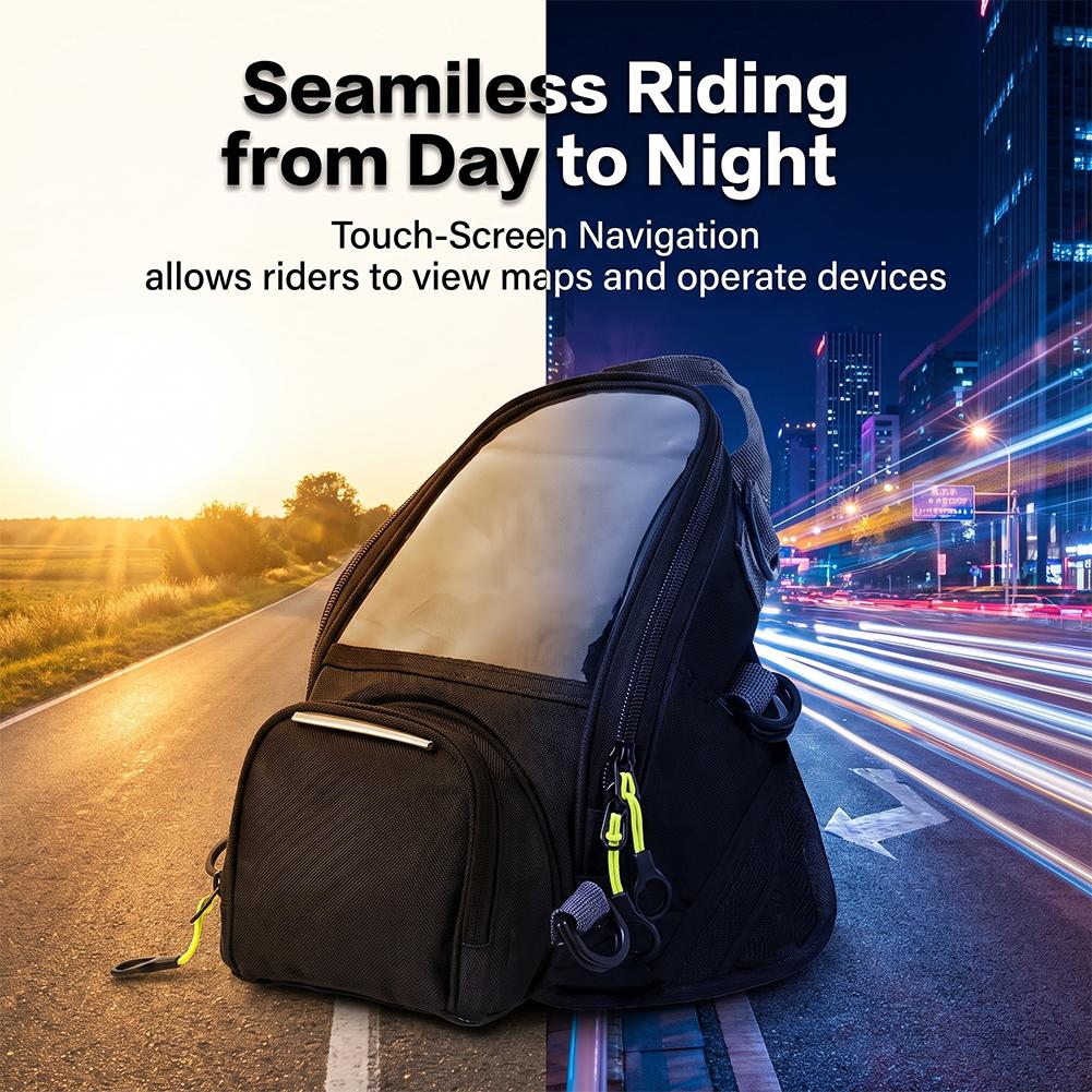 Magnetic Tank Bag - Bolsa de Navegação para Motocicleta com
