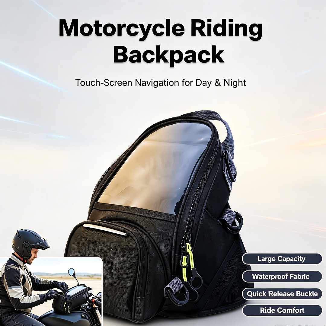 Magnetic Tank Bag - Bolsa Magnética para Tanque de Motocicleta,