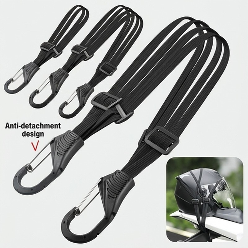 Motorcycle Gear Hanger - Cinta Elástica Universal para Bagagem de