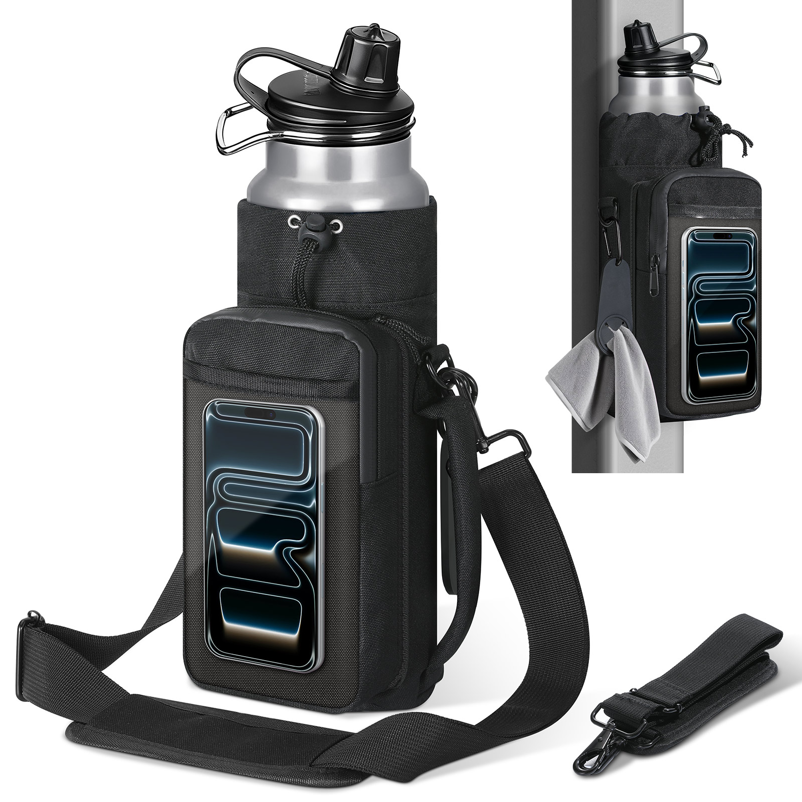 Magnetic Tank Bag - Bolsa de Ginástica Magnética MoKo, Suporte