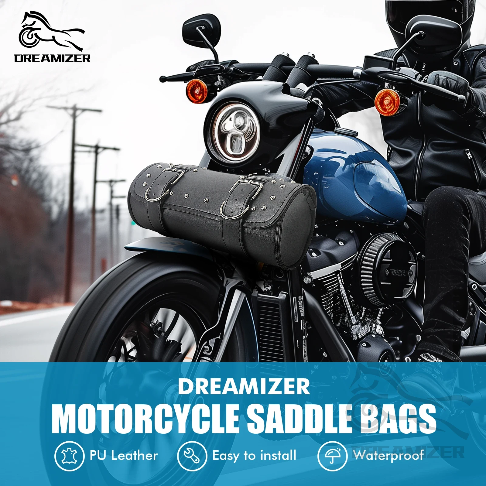 Motorcycle Gear Warehouse - Bolsa de Ferramentas para Garfo Dianteiro