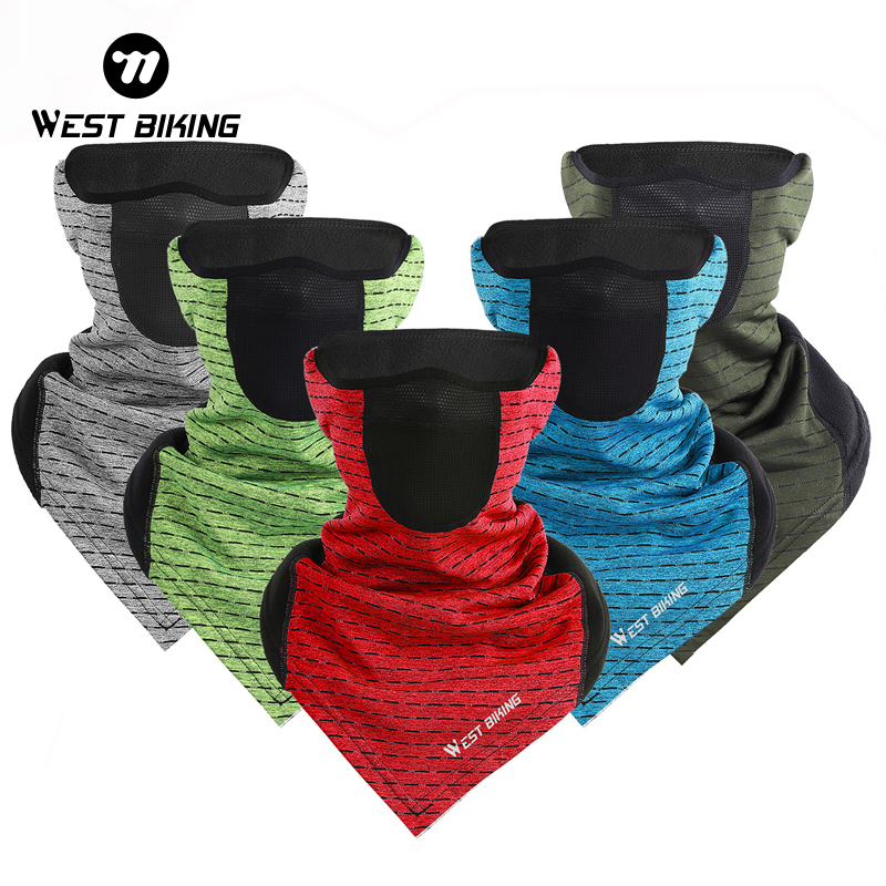 Motorcycle Gear Cycle - WEST BIKING-Windproof Fleece Ski Mask, Neck