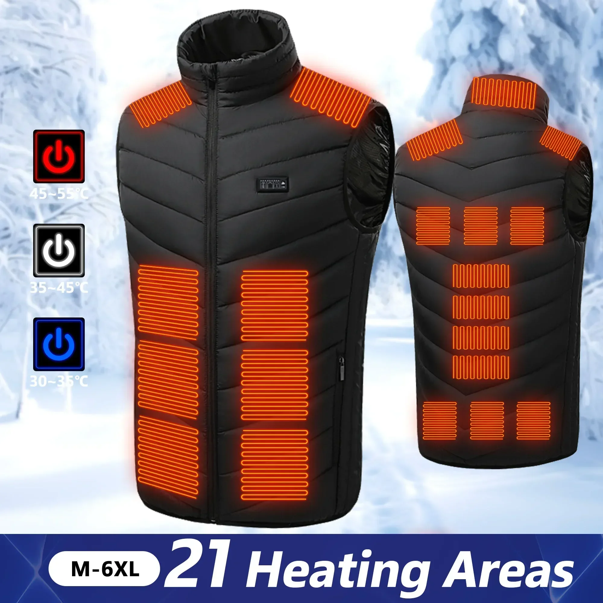 Motorcycle Gear Vest - 21 colete aquecido jaquetas aquecidas elétricas