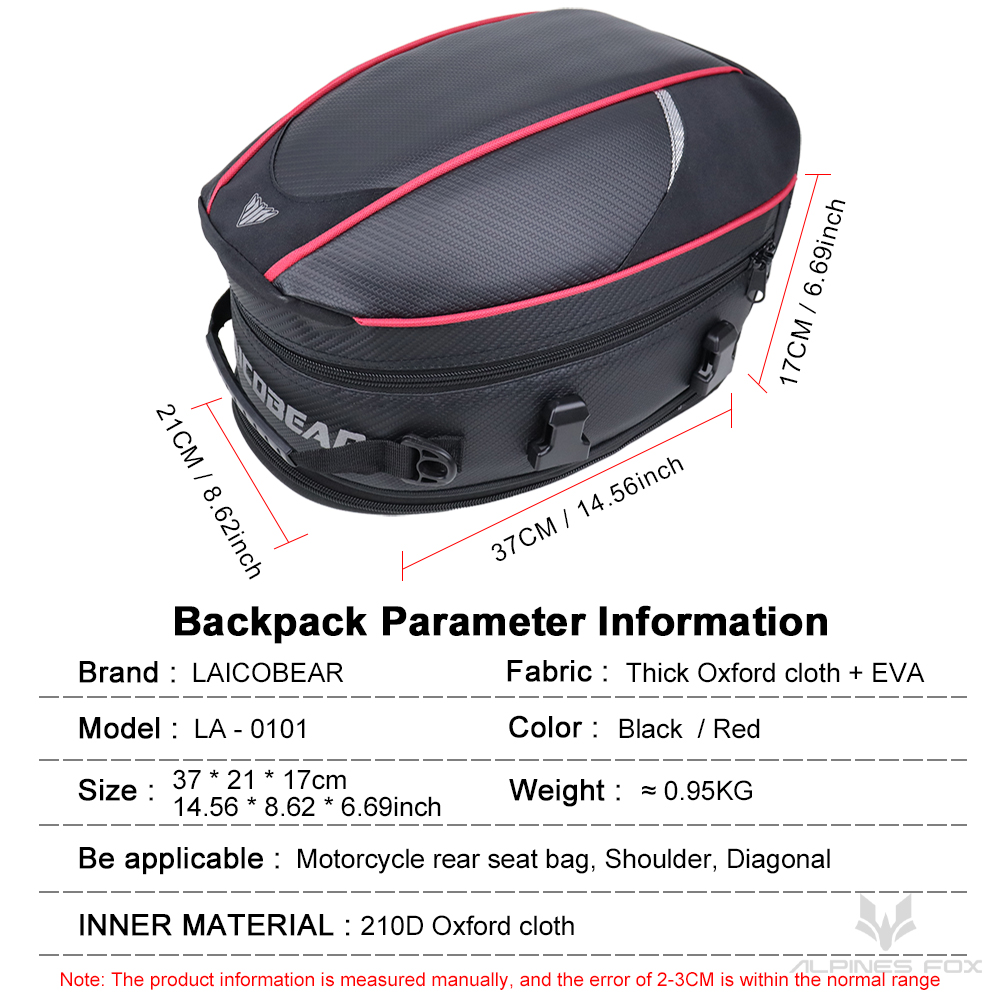 Bolsa traseira para motociclet - Motorcycle Gear Warehouse avaliação e preço