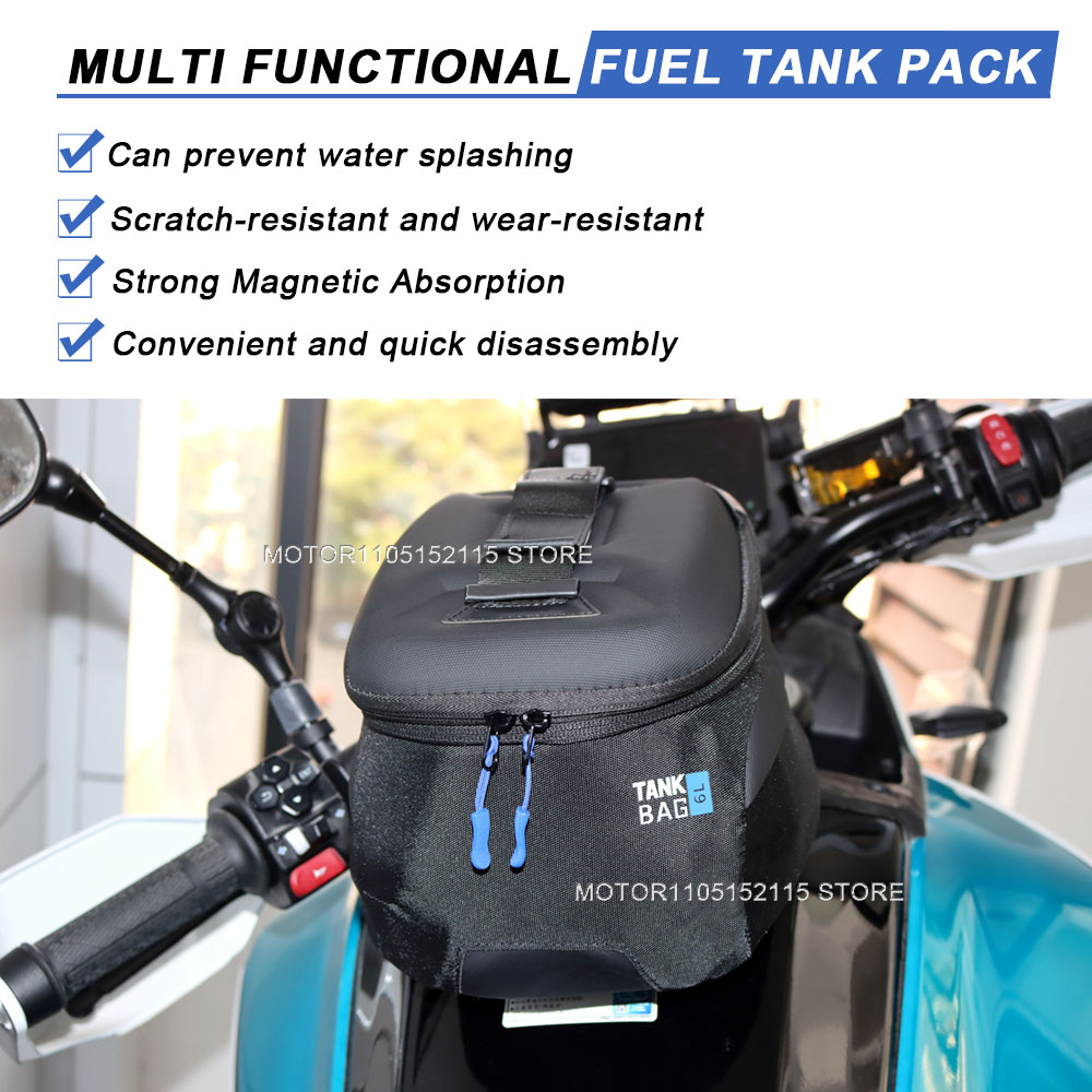 Novo para suzuki v-strom 650 1 - Magnetic Tank Bag avaliação e preço