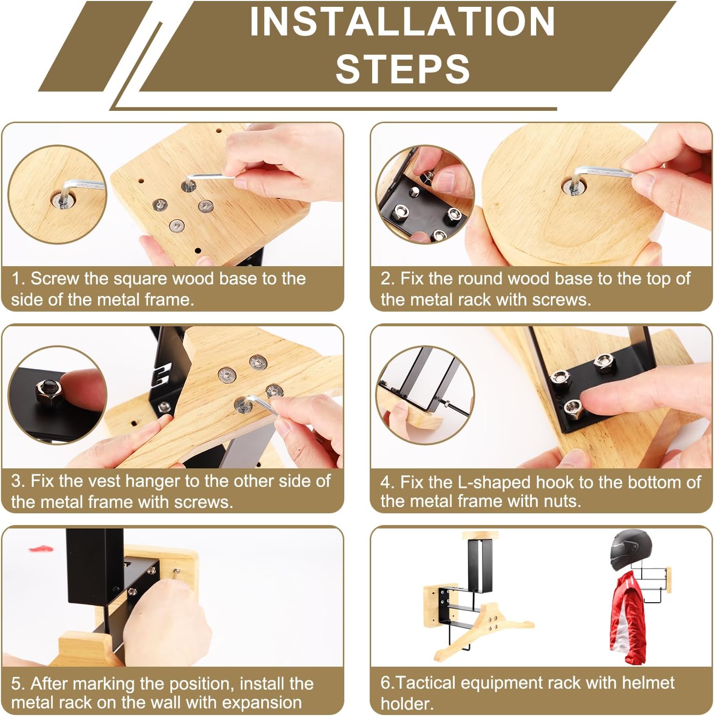 ​ Suporte de parede para capac - Motorcycle Gear Hanger avaliação e preço