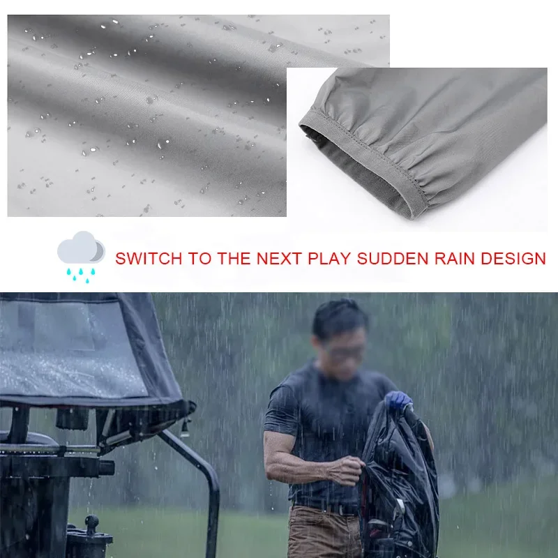 Capa de chuva de golfe jaqueta - Motorcycle Gear Cycle avaliação e preço