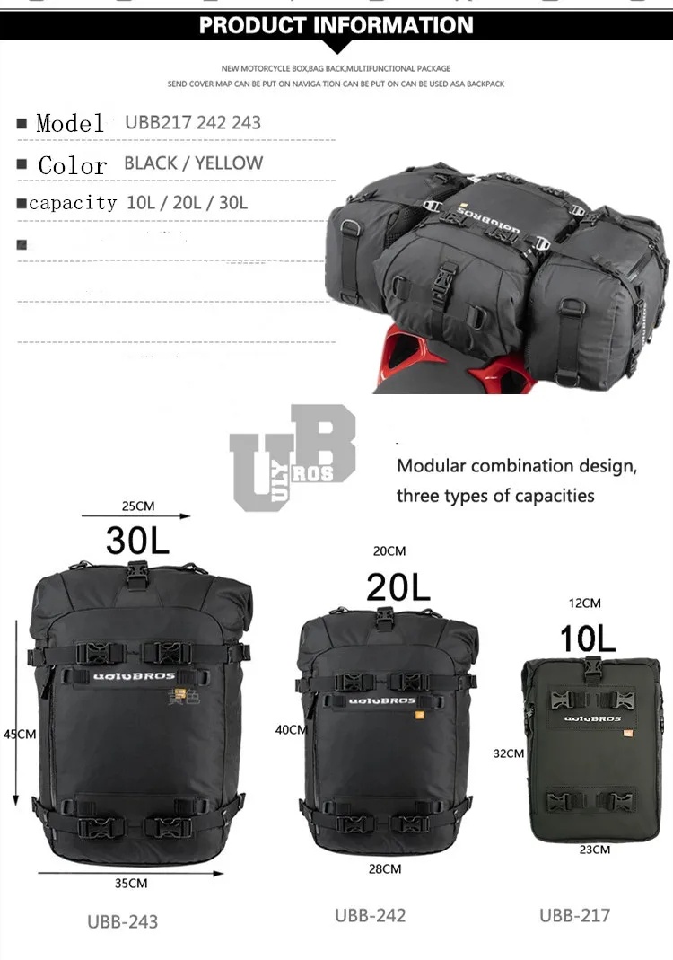 Mochila para Motocicleta Uglyb - Motorcycle Gear Warehouse avaliação e preço