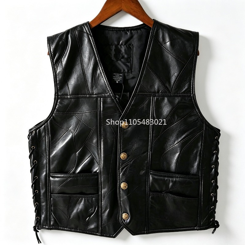Colete Masculino Preto de Cour - Motorcycle Gear Vest avaliação e preço
