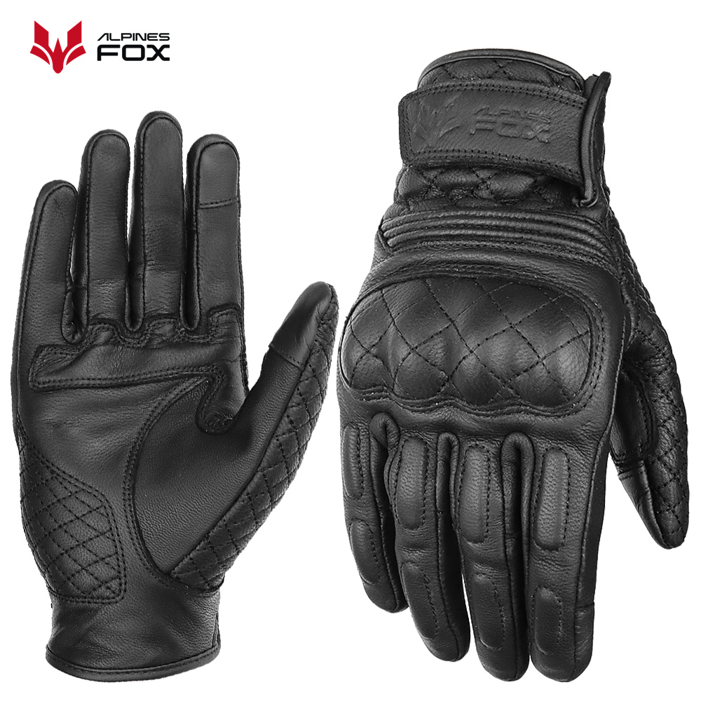 Retro luvas da motocicleta de  - Motorcycle Gear Fox avaliação e preço