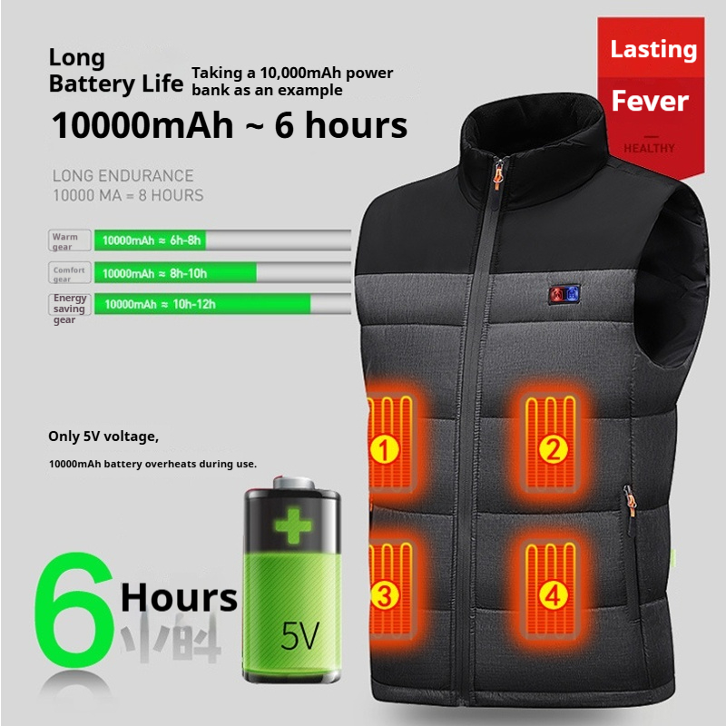 Colete aquecido unissex, roupa - Motorcycle Gear Vest avaliação e preço