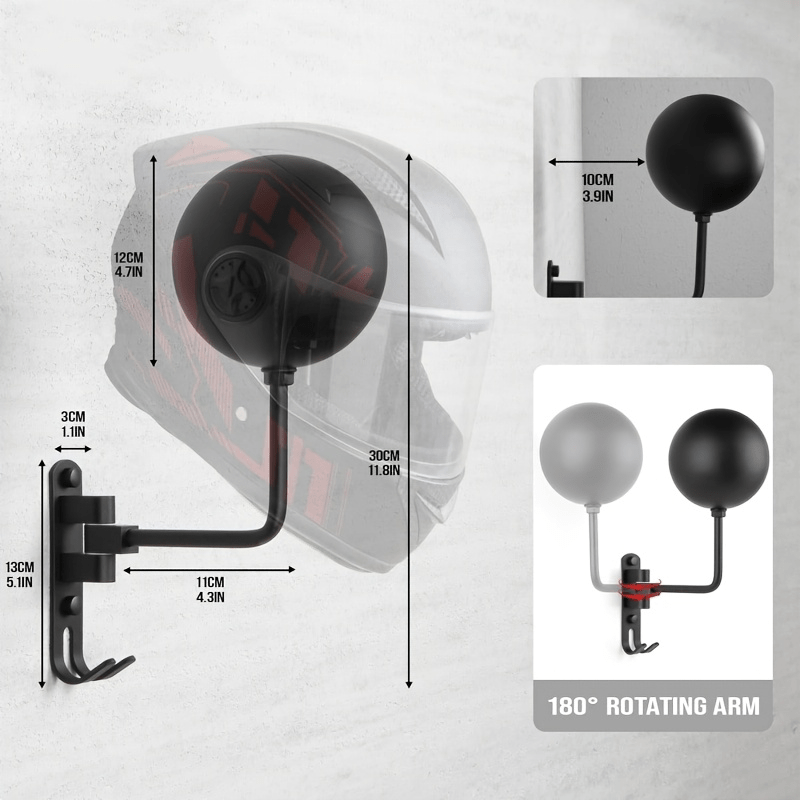 Suporte para Capacete em Liga  - Motorcycle Gear Hanger avaliação e preço